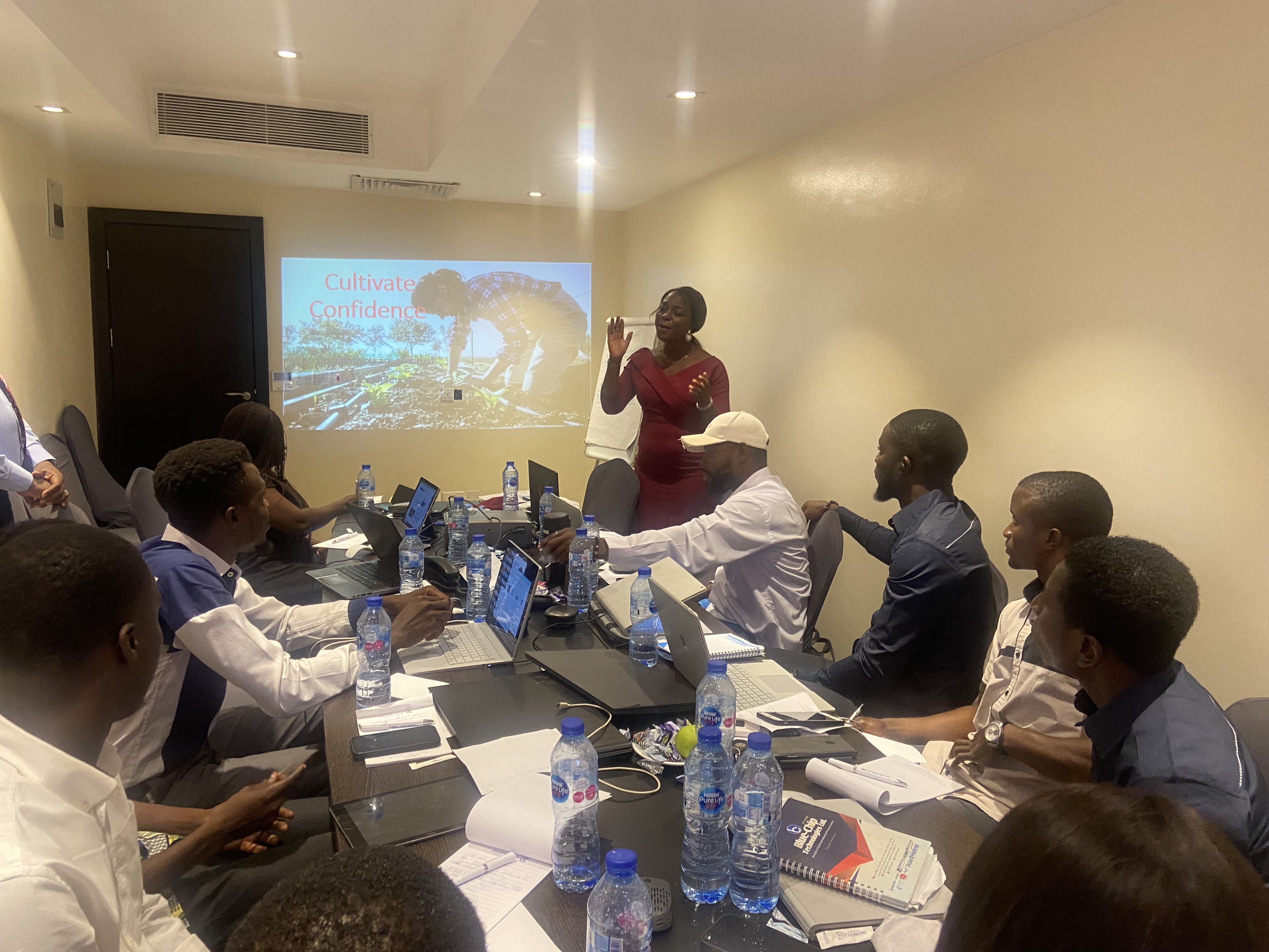 Phos consults taining or meeting with our clients on Insurance Company 